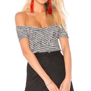 Cupcakes & Cashmeres Gingham Top